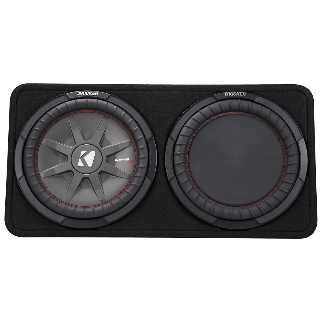Kicker TCWRT124, CompRT 12" Subwoofer in Thin Profile Enclosure, 4-Ohm, 500W (43TCWRT124)