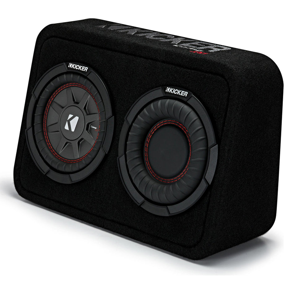 Kicker TCWRT672, CompRT 6.75" Subwoofer in Thin Profile Enclosure, 2-Ohm, 150W (43TCWRT672)