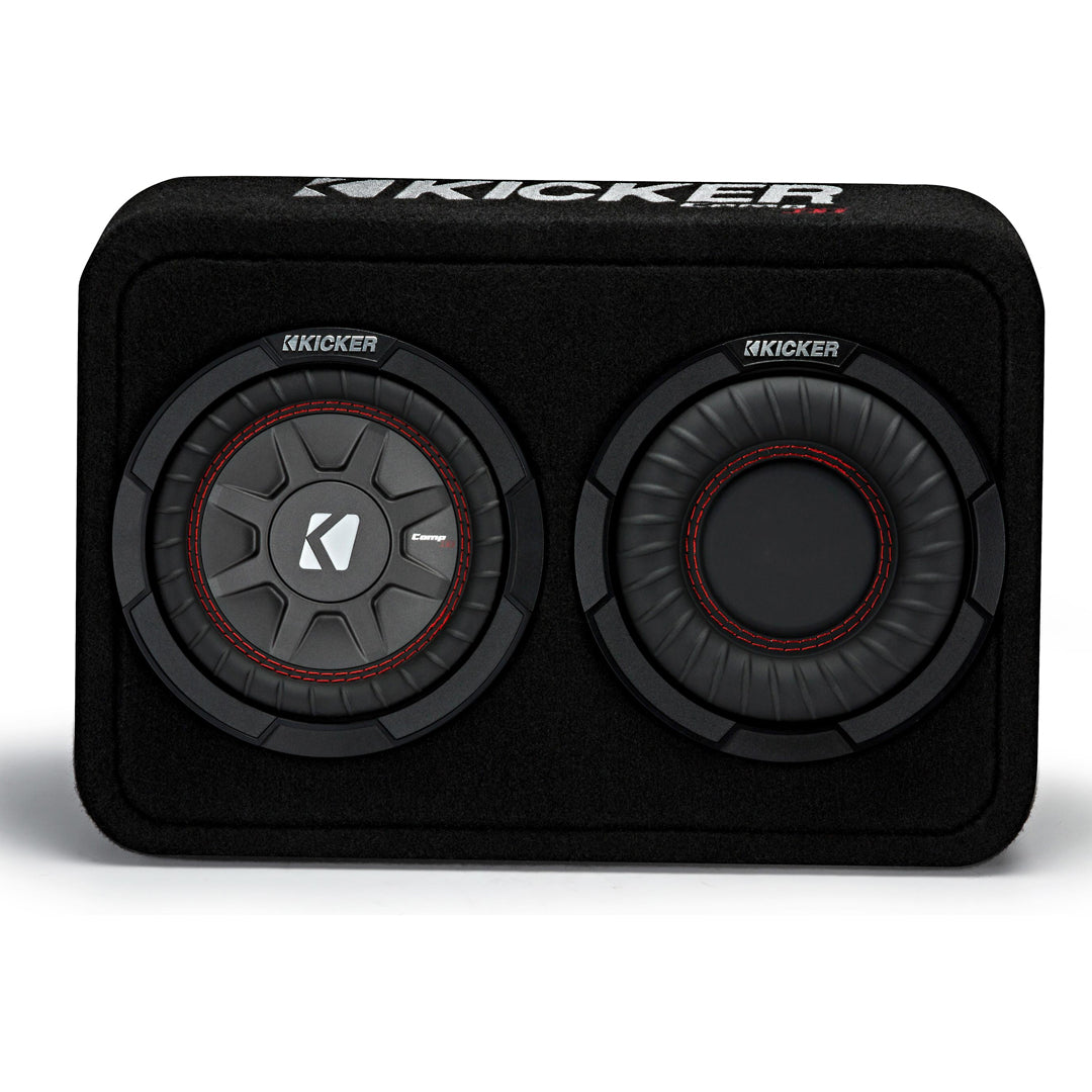 Kicker TCWRT672, CompRT 6.75" Subwoofer in Thin Profile Enclosure, 2-Ohm, 150W (43TCWRT672)