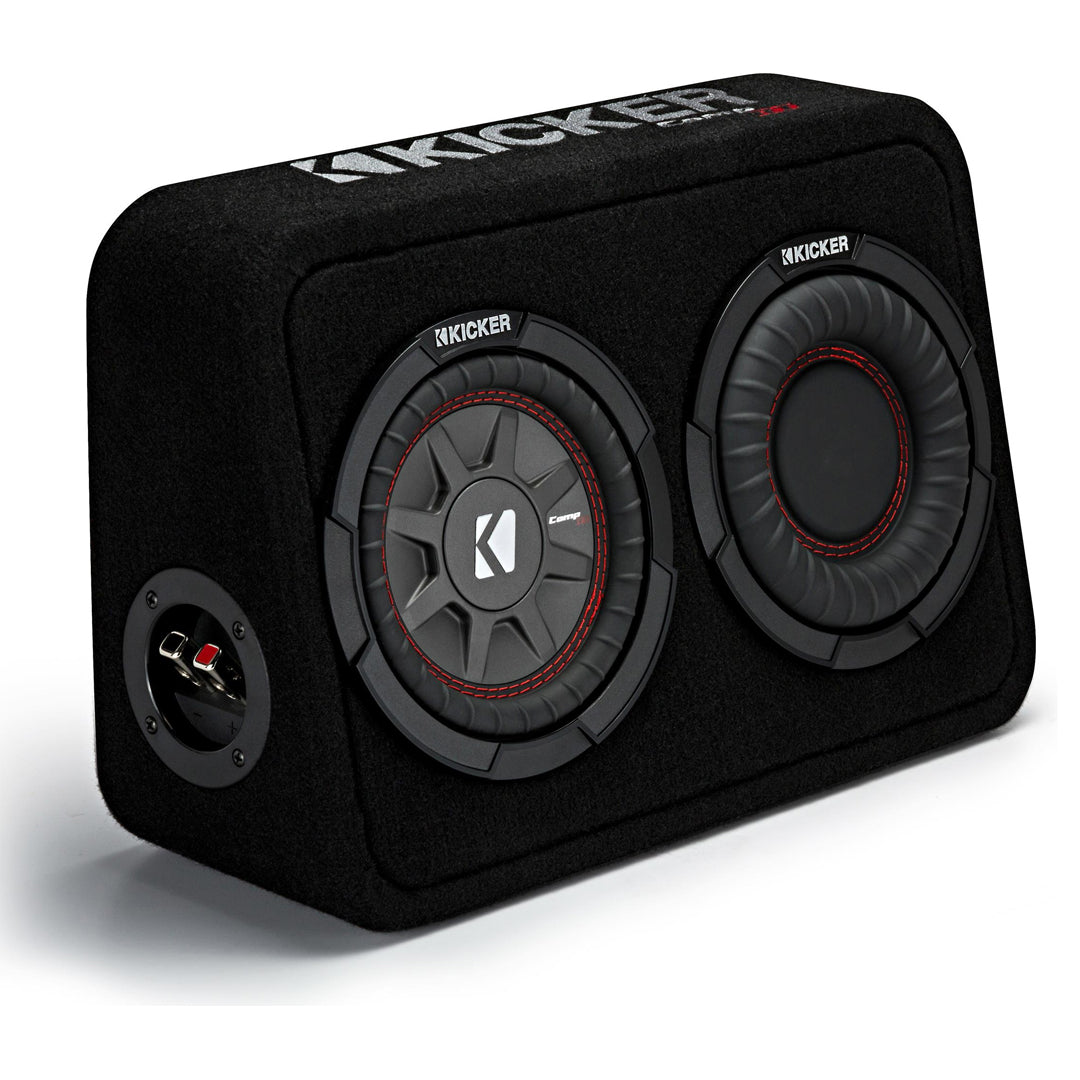 Kicker TCWRT672, CompRT 6.75" Subwoofer in Thin Profile Enclosure, 2-Ohm, 150W (43TCWRT672)