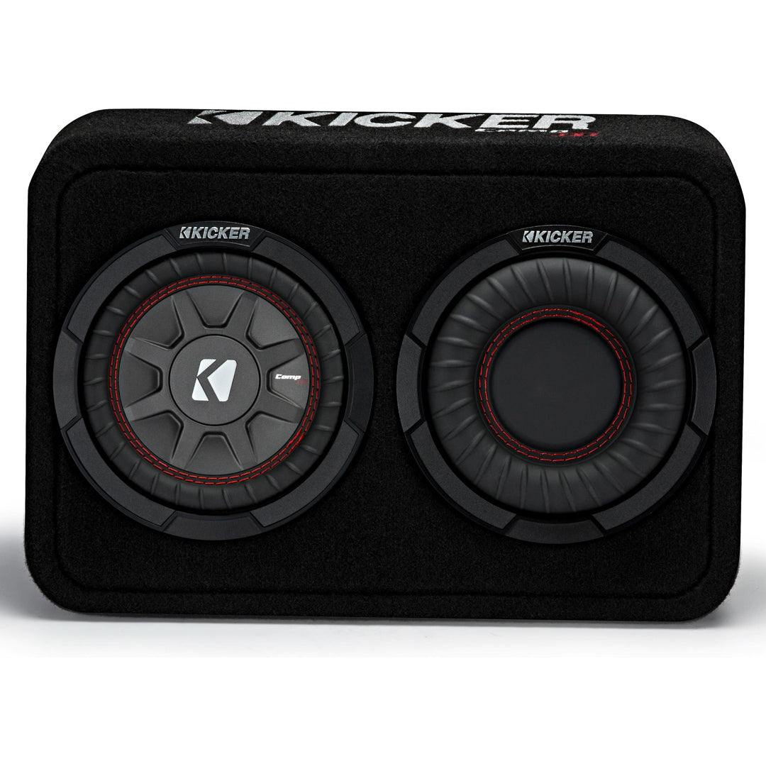 Kicker TCWRT674, CompRT 6.75" Subwoofer in Thin Profile Enclosure, 4-Ohm, 150W (43TCWRT674)