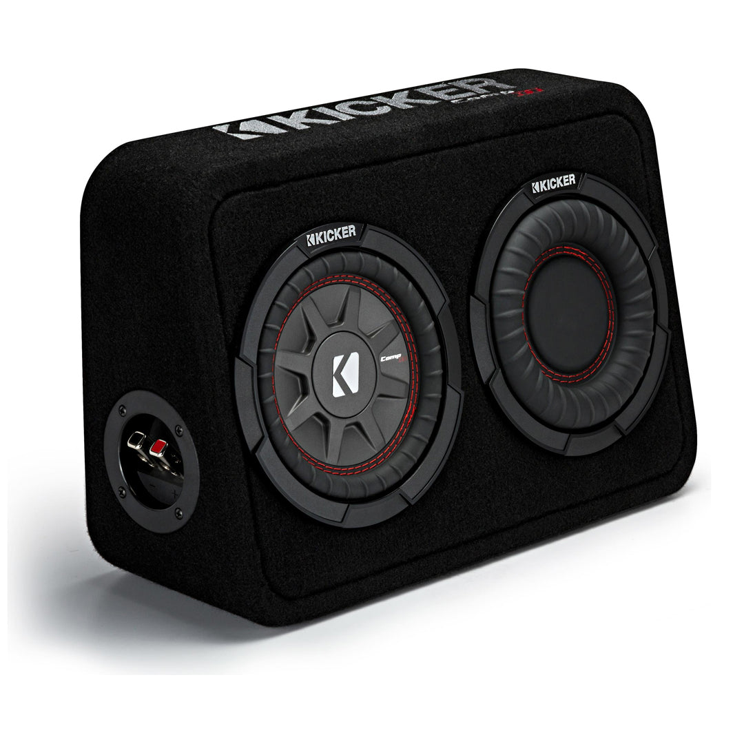 Kicker TCWRT674, CompRT 6.75" Subwoofer in Thin Profile Enclosure, 4-Ohm, 150W (43TCWRT674)
