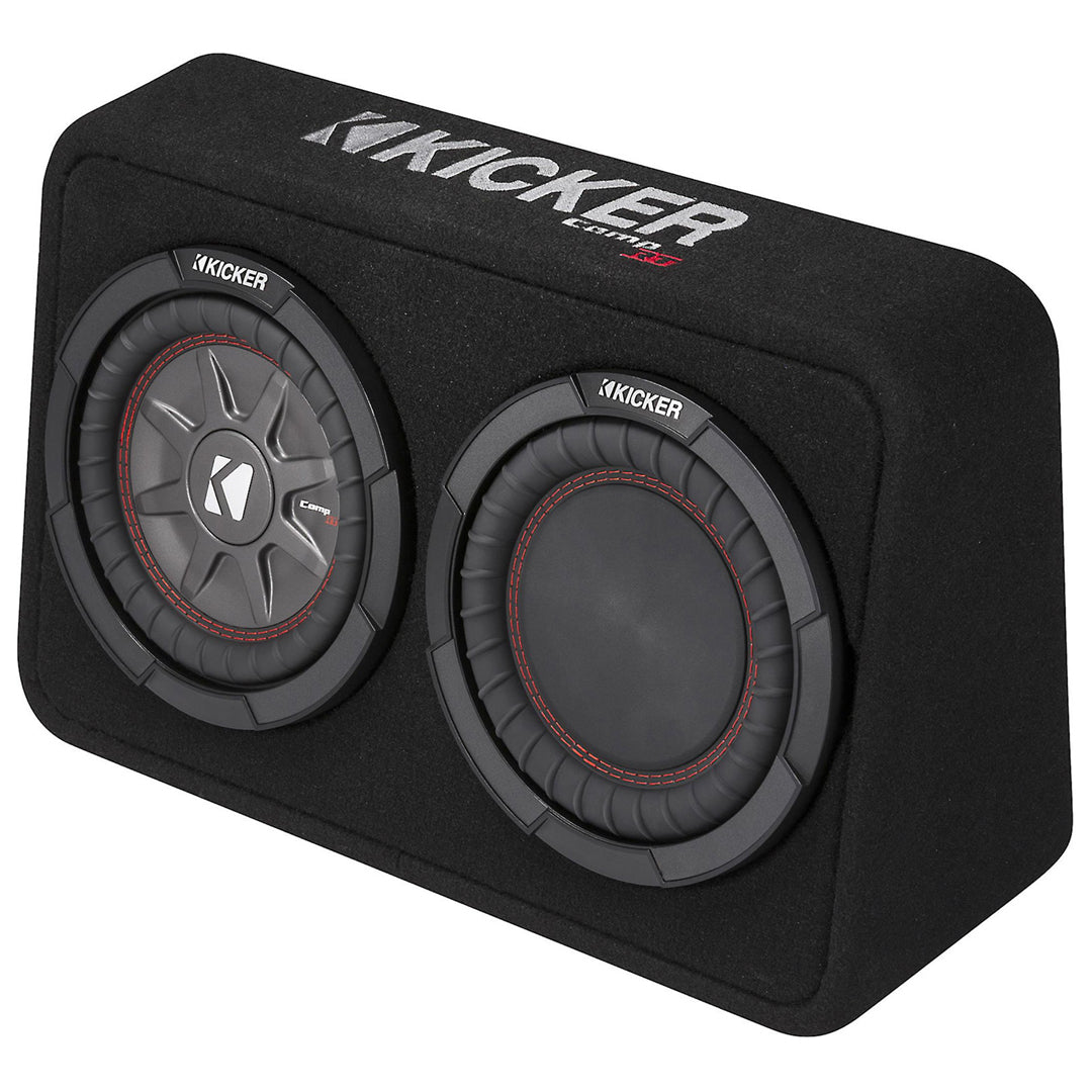 Kicker TCWRT84, CompRT 8" Subwoofer in Thin Profile Enclosure, 4-Ohm, 300W (43TCWRT84)
