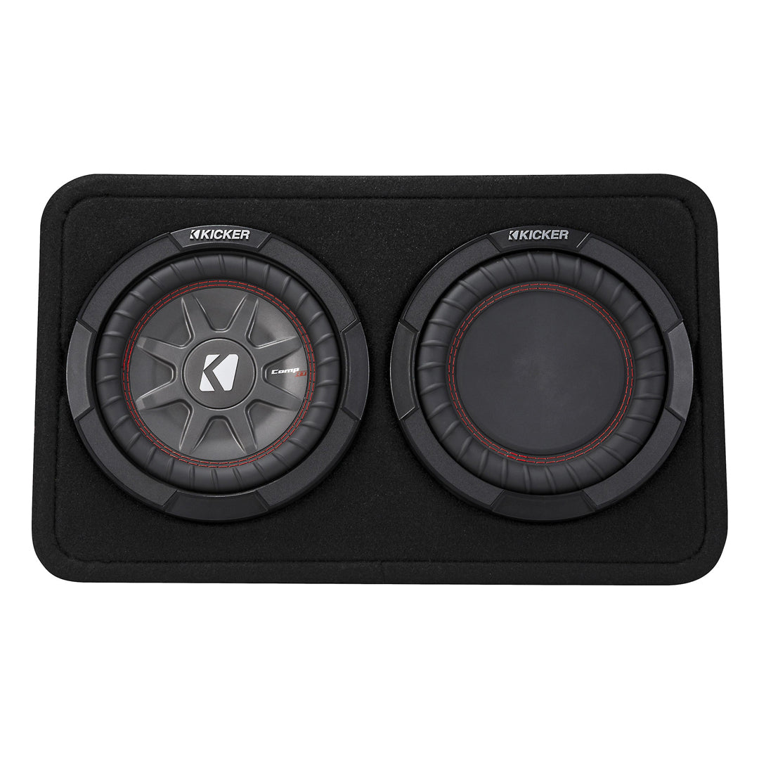 Kicker TCWRT84, CompRT 8" Subwoofer in Thin Profile Enclosure, 4-Ohm, 300W (43TCWRT84)