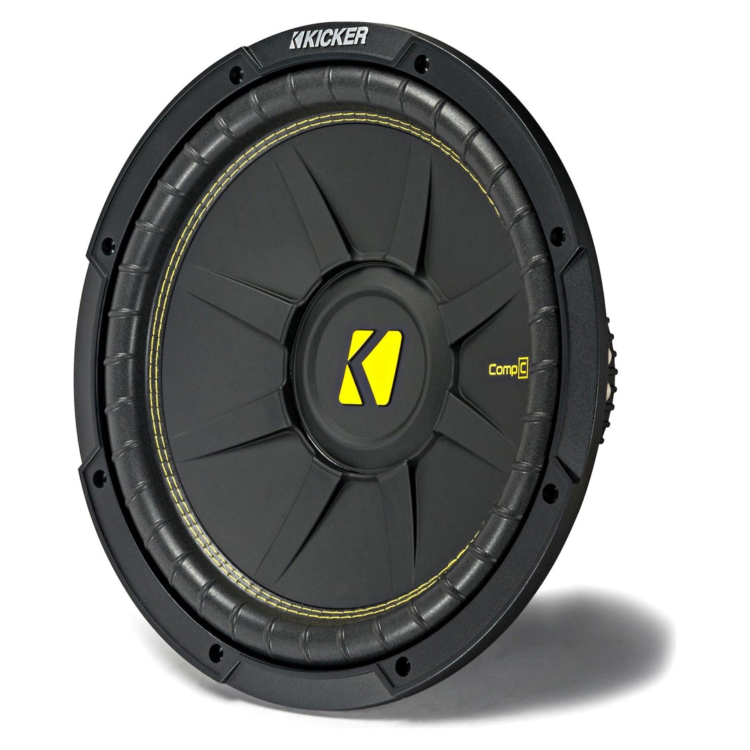 Kicker CWCS104, CompC 10" Single Voice Coil Subwoofer 4-Ohm, 300W (44CWCS104)
