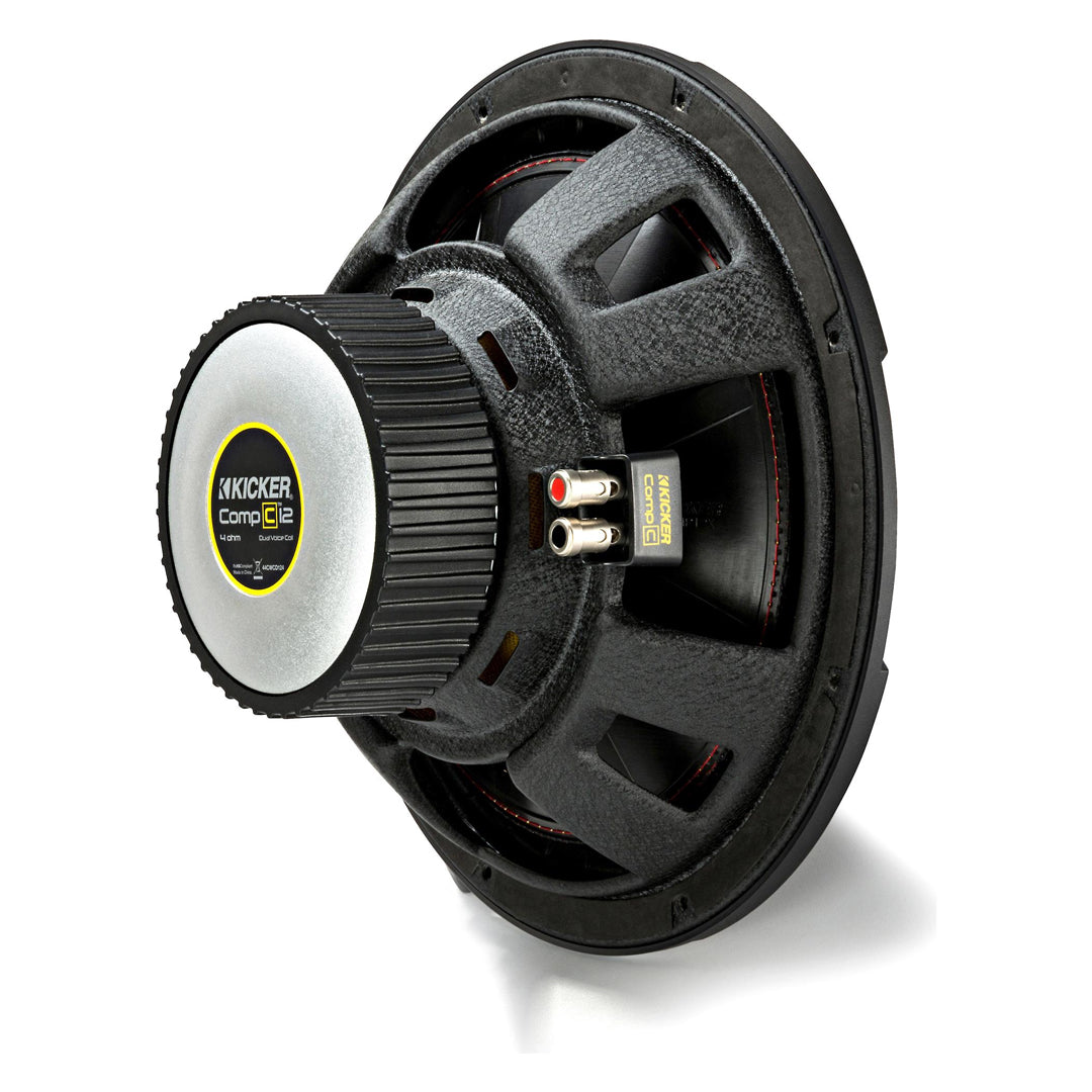 Kicker CWCD124, CompC 12" Dual Voice Coil Subwoofer 4-Ohm, 300W (44CWCD124)