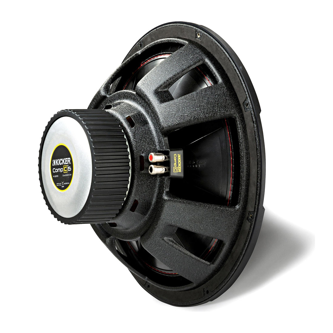 Kicker CWCD154, CompC 15" Dual Voice Coil Subwoofer 4-Ohm, 600W (44CWCD154)