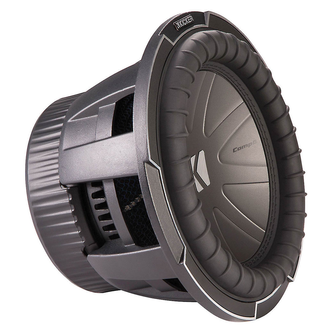 Kicker CWQ104, CompQ 10" Dual Voice Coil Subwoofer 4-Ohm, 750W (42CWQ104)