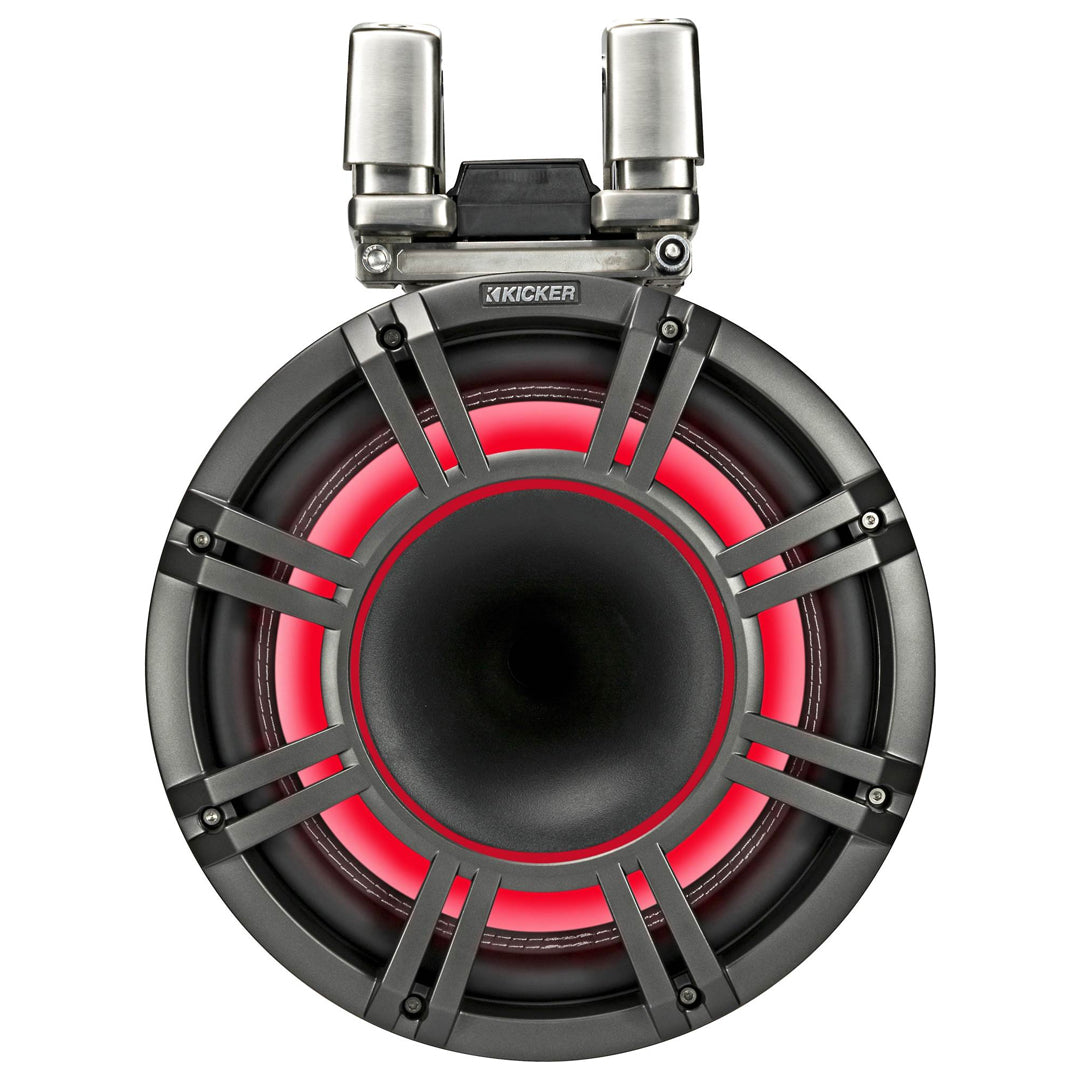 Kicker KMTC114, KMTC 11" (280mm) Horn-Loaded Tower System, Pair, 4-Ohm, CHARCOAL (44KMTC114)