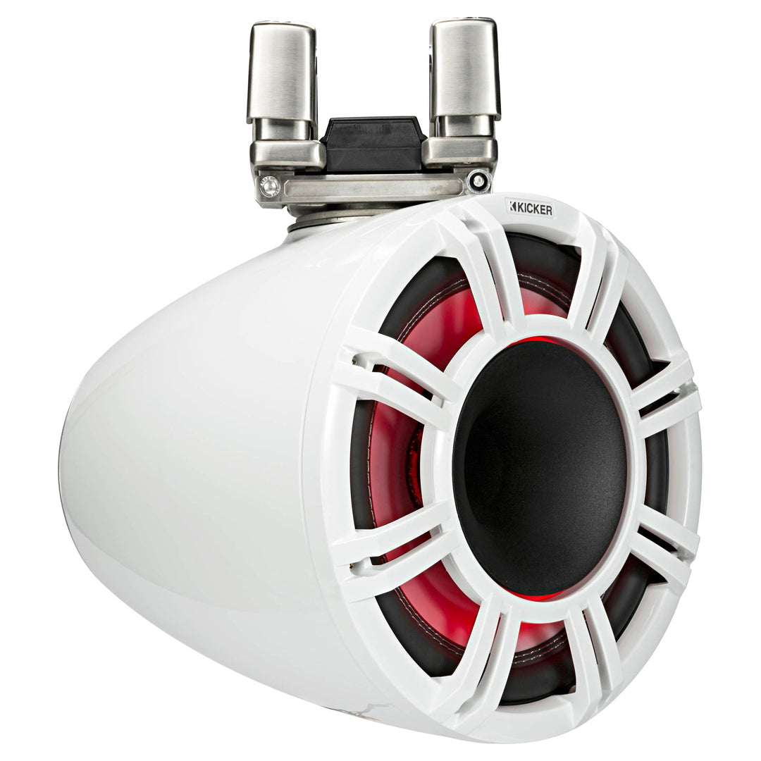 Kicker KMTC114W, KMTC 11" (280mm) Horn-Loaded Tower System, Pair, 4-Ohm, WHITE (44KMTC114W)