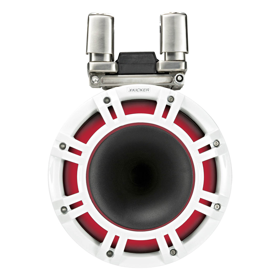 Kicker KMTC94W, KMTC 9" (228mm) Horn-Loaded Tower System, Pair, 4-Ohm, WHITE (44KMTC94W)