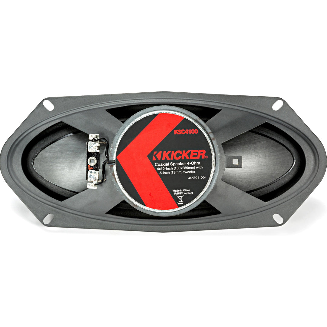Kicker KSC41004, KS Series 4x10" Coaxial Speakers (44KSC41004)