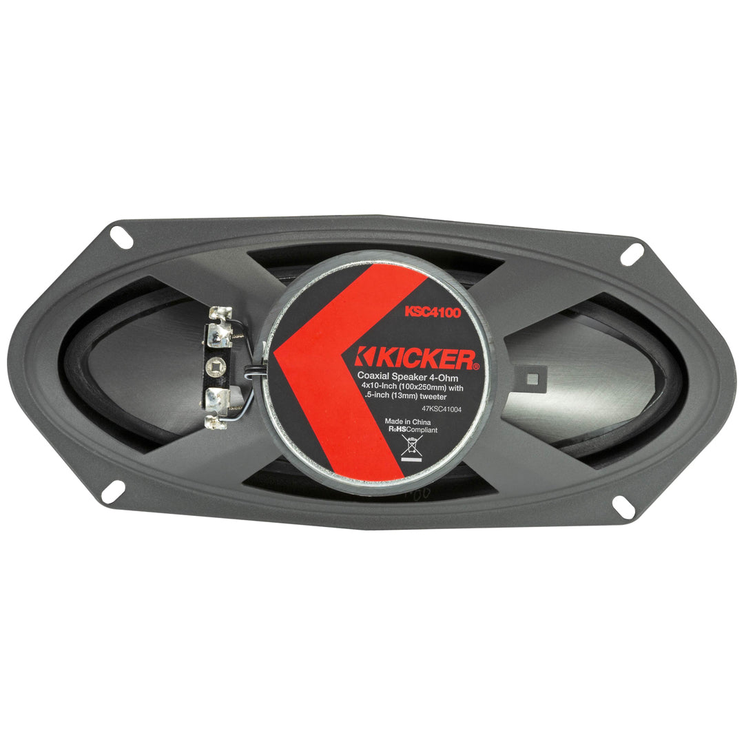 Kicker KSC41004, KS Series 4x10" Coaxial Speakers (47KSC41004)