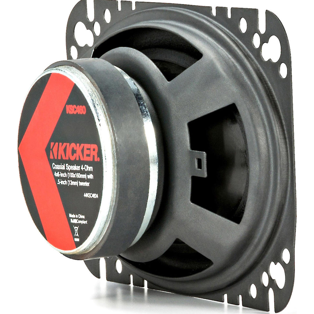 Kicker KSC4604, KS Series 4x6" Coaxial Speakers (44KSC4604)