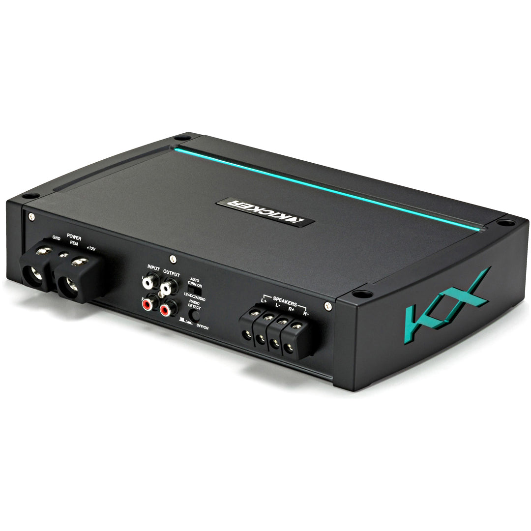 Kicker KXMA12002, KXMA 2-Channel Full-Range Class D Marine Amplifier (44KXMA12002)