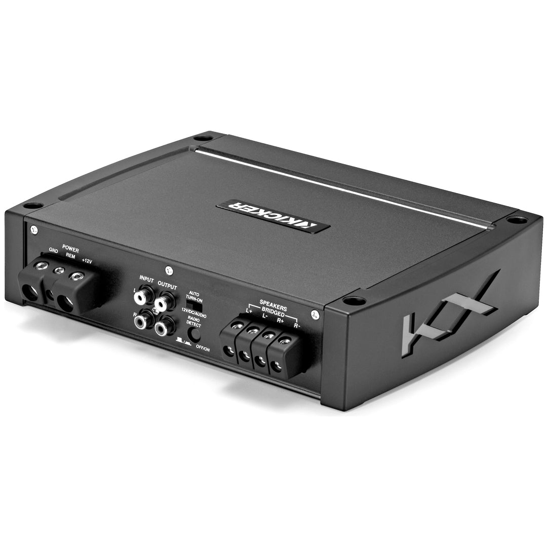 Kicker KXMA4002, KXMA 2-Channel Full-Range Class D Marine Amplifier (44KXMA4002)