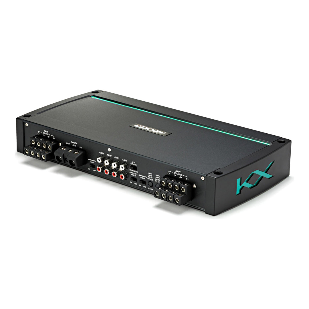 Kicker KXMA8008, KXMA 8-Channel Full-Range Class D Marine Amplifier  (44KXMA8008)