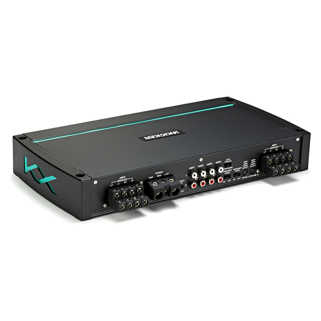 Kicker KXMA8008, KXMA 8-Channel Full-Range Class D Marine Amplifier  (44KXMA8008)