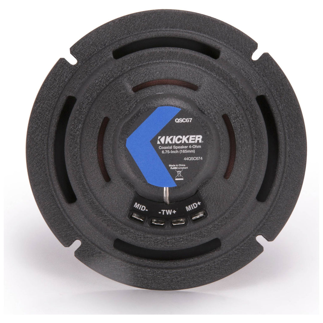 Kicker QSC674, QSC 6.75" Coaxial Speakers (44QSC674)