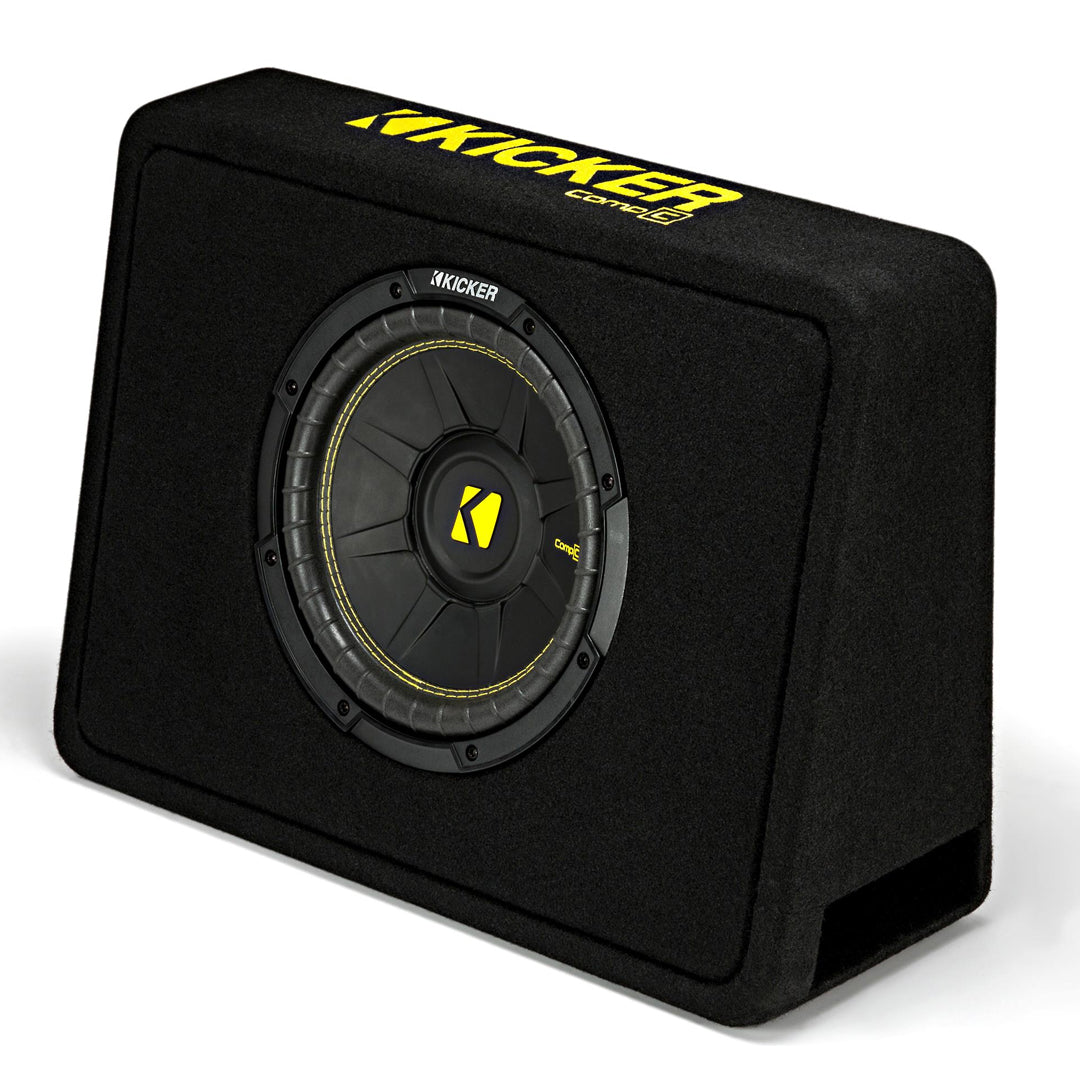 Kicker TCWC102, CompC 10" Sub in Thin Profile Enclosure, 2-Ohm, 300W (44TCWC102)