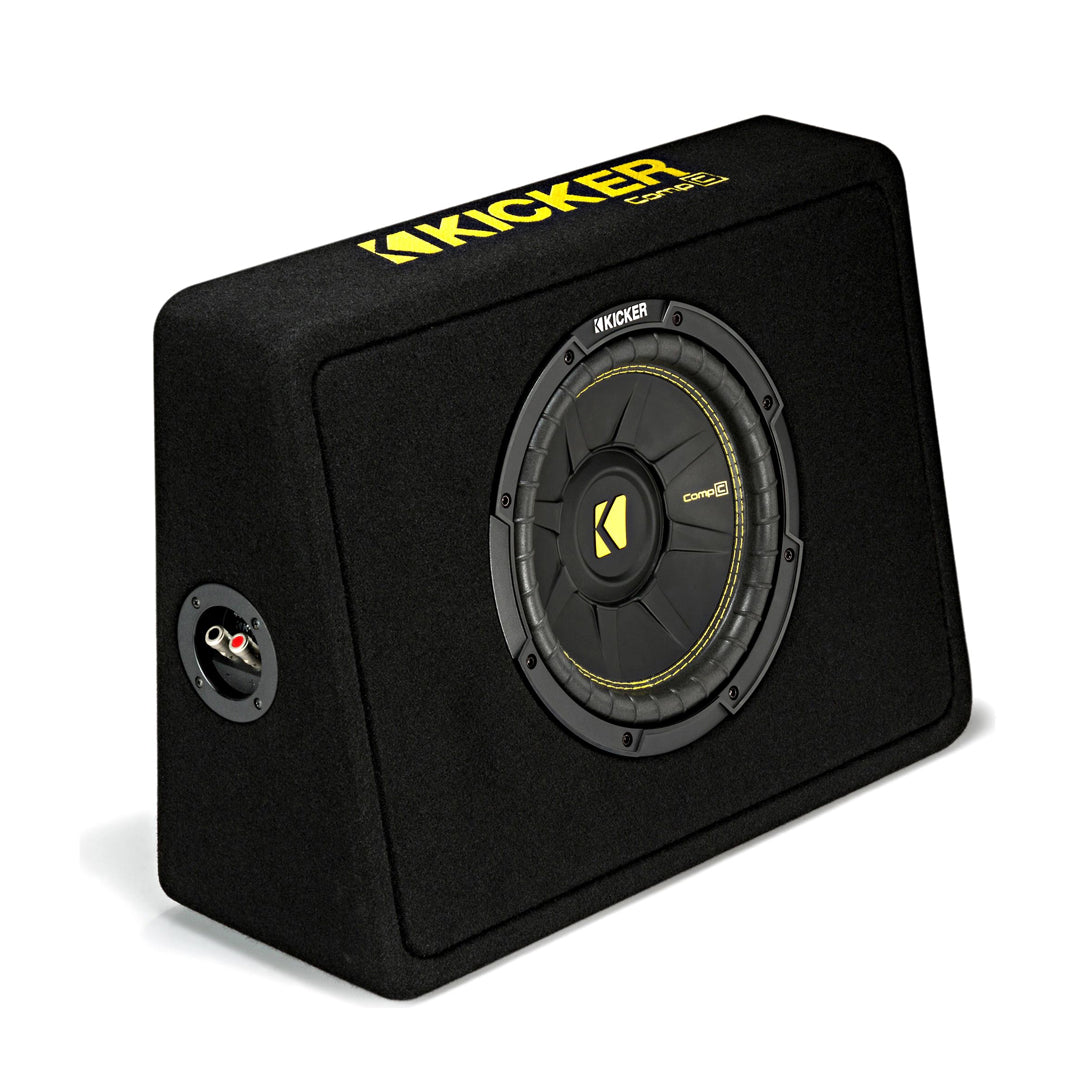 Kicker TCWC102, CompC 10" Sub in Thin Profile Enclosure, 2-Ohm, 300W (44TCWC102)
