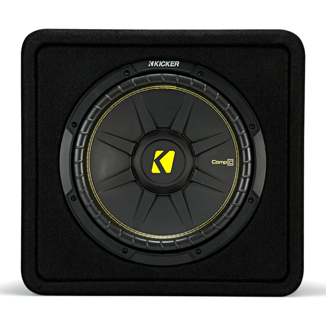 Kicker VCWC122, CompC 12" Sub in Vented Enclosure, 2-Ohm, 300W (44VCWC122)