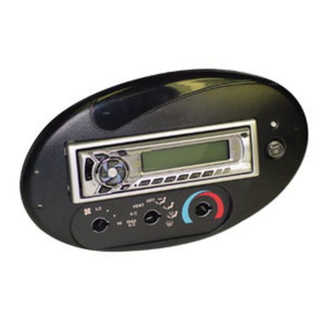 Scosche FD134030B, 1996-1999 Ford Taurus / Mercury Sable Intergrated Control Panel DIN Kit, w/ Complete Harness Included