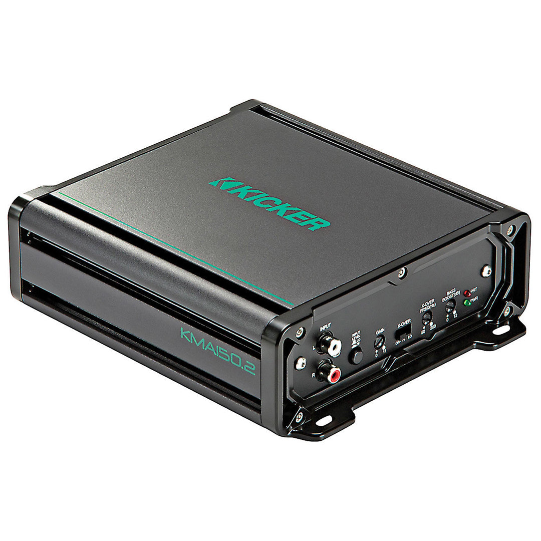 Kicker KMA1502, KMA 2-Channel Weather- Resistant Full-Range Marine Amplifier (45KMA1502)