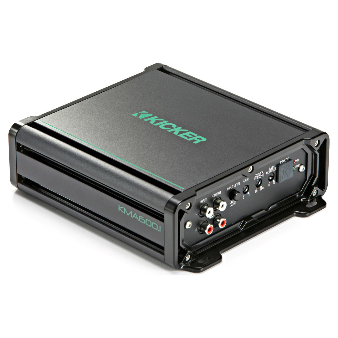 Kicker KMA6001, KMA Monoblock Weather-Resistant Mono Subwoofer Marine Amplifier (45KMA6001)