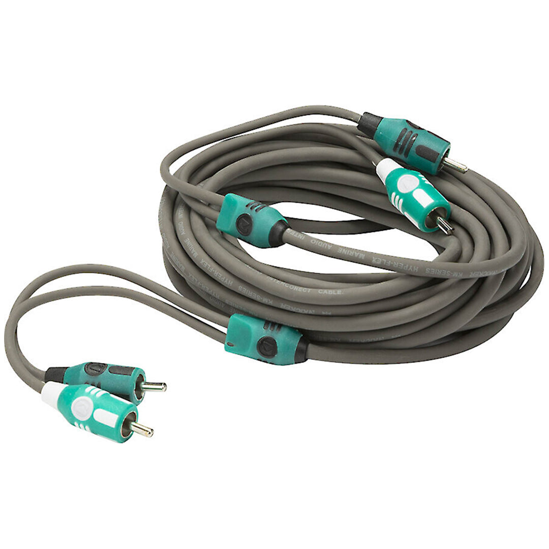 Kicker KMI10, Marine Series 2-Ch RCA Interconnect, 10.0M (47KMI10)