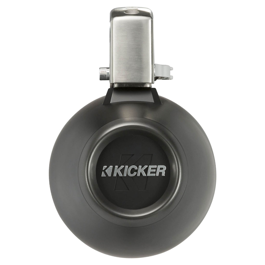 Kicker KMTC65, KMTC65 (165mm) Loaded Marine Cans with 45KM654L speaker pair; charcoal grill on black can (45KMTC65)