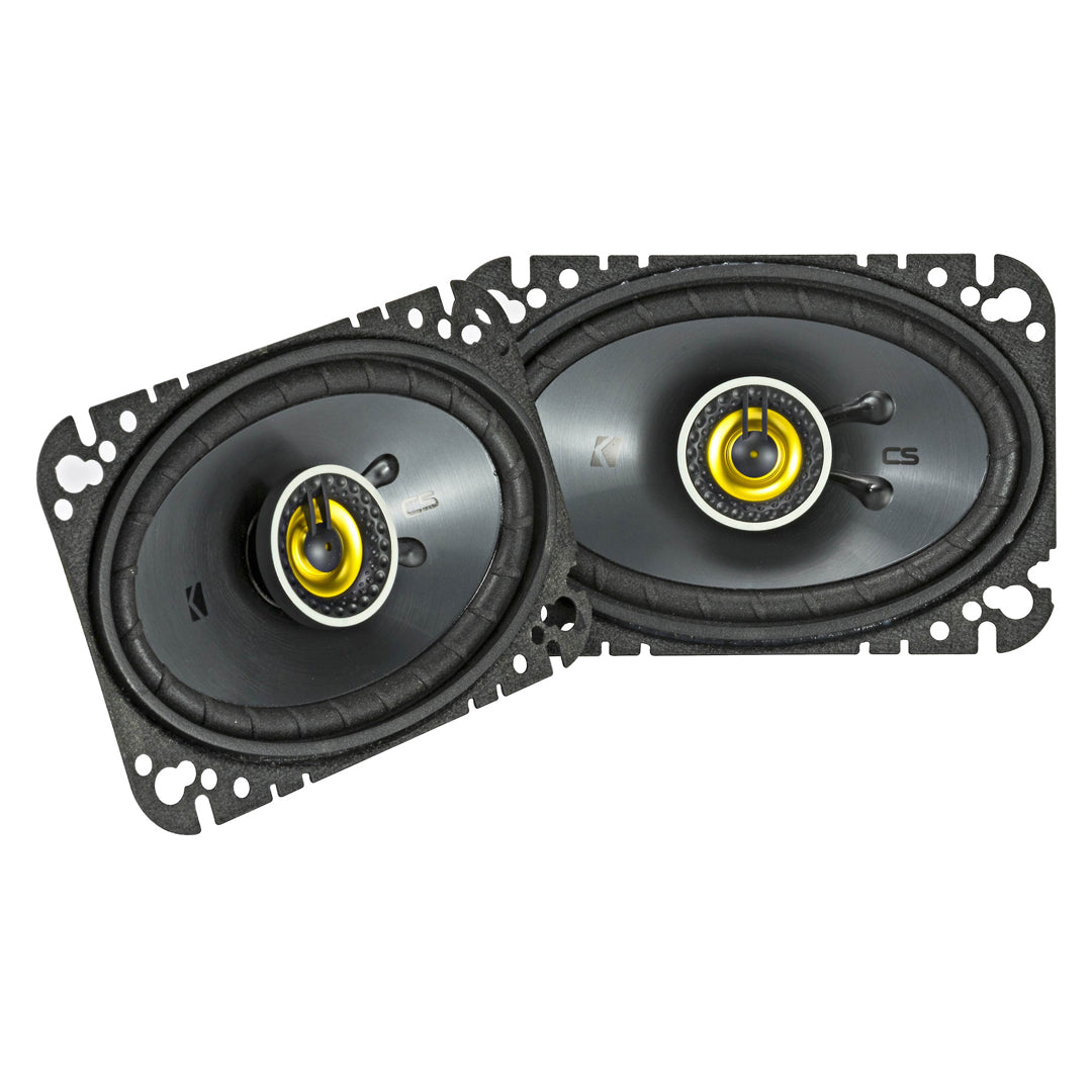 Kicker CSC464, CS Series 4x6" 2 Way Coaxial Car Speakers  (46CSC464)