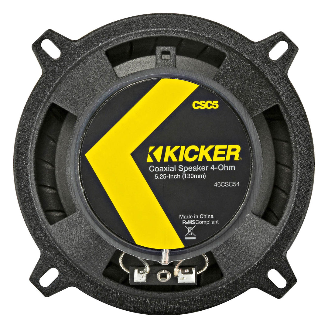 Kicker CSC54, CS Series 5.25" 2 Way Coaxial Car Speakers  (46CSC54)