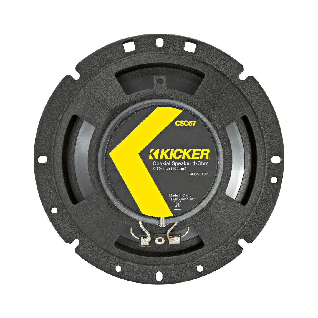 Kicker CSC674, CS Series 6.75" 2 Way Coaxial Speakers (46CSC674)
