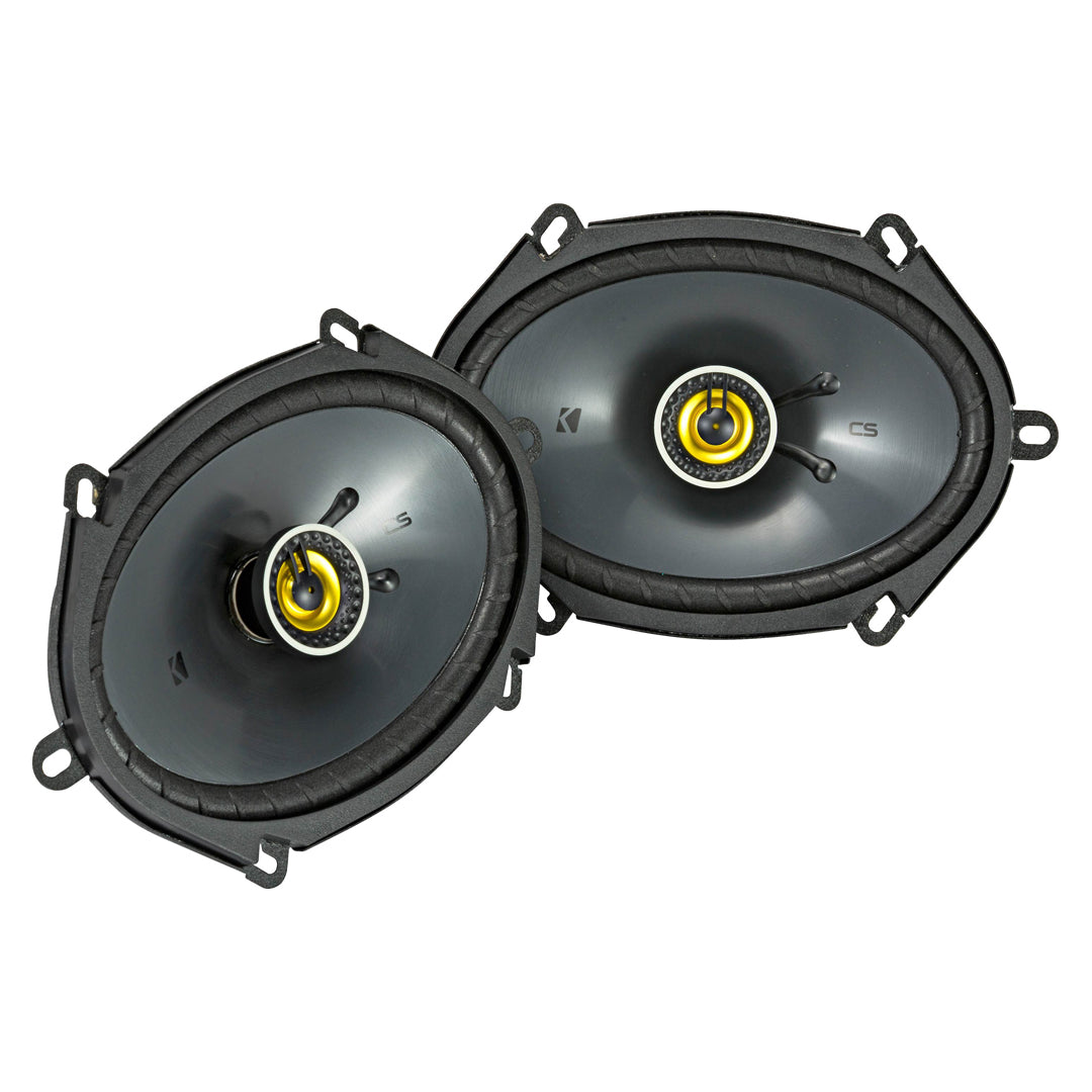 Kicker CSC684, CS Series 6x8" 2 Way Coaxial Car Speakers  (46CSC684)