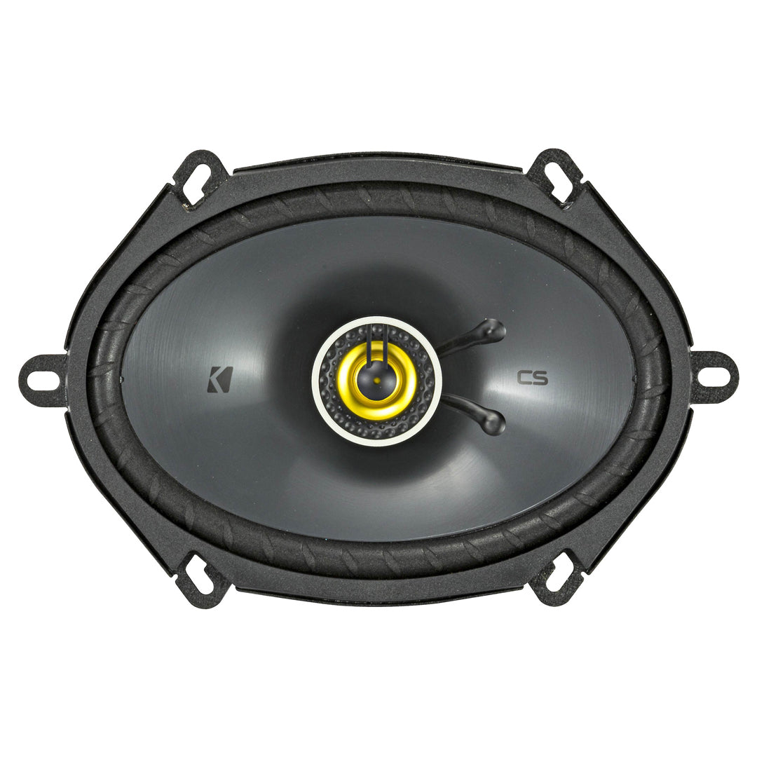 Kicker CSC684, CS Series 6x8" 2 Way Coaxial Car Speakers  (46CSC684)