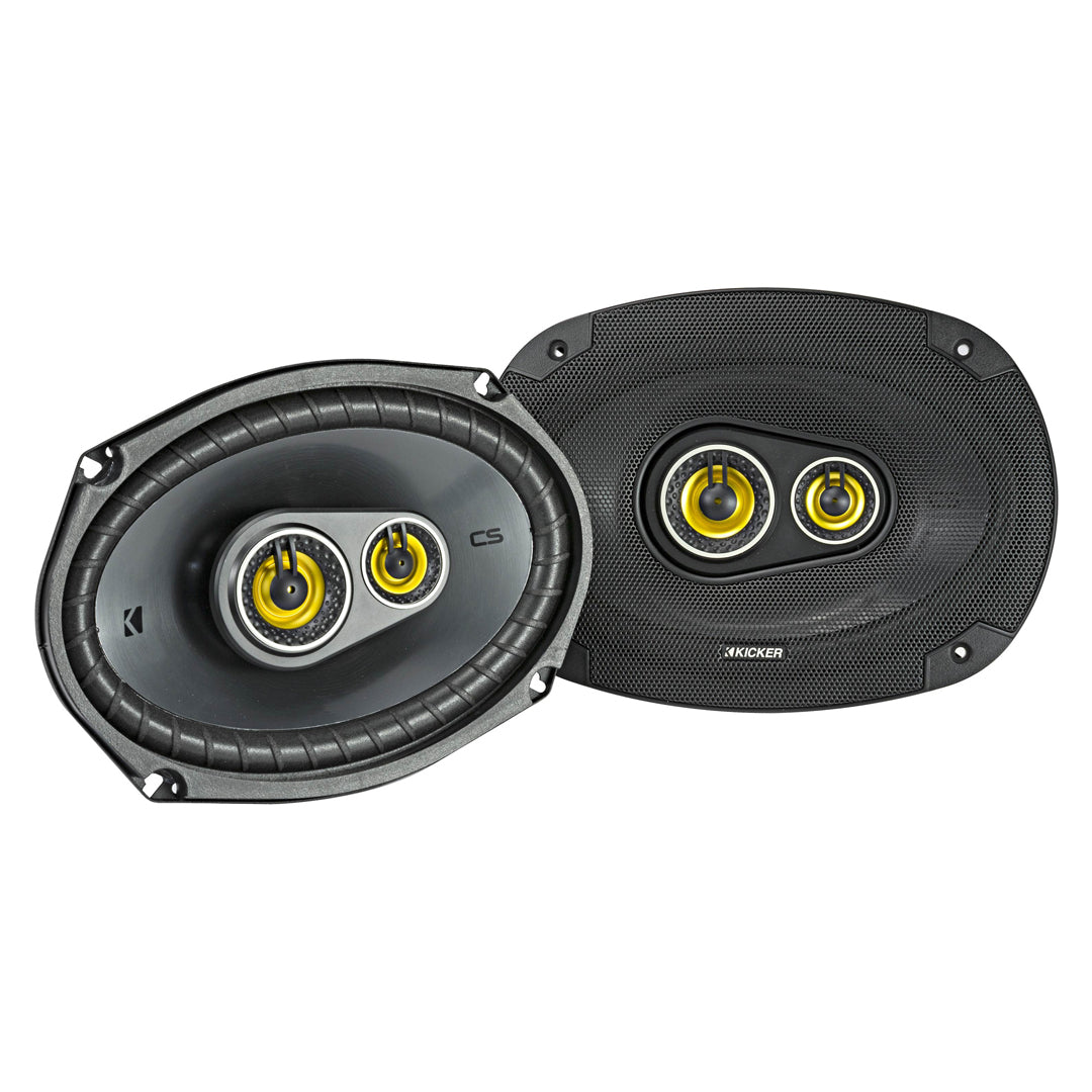 Kicker CSC6934, CS Series 6x9" 3 Way Car Speakers  (46CSC6934)