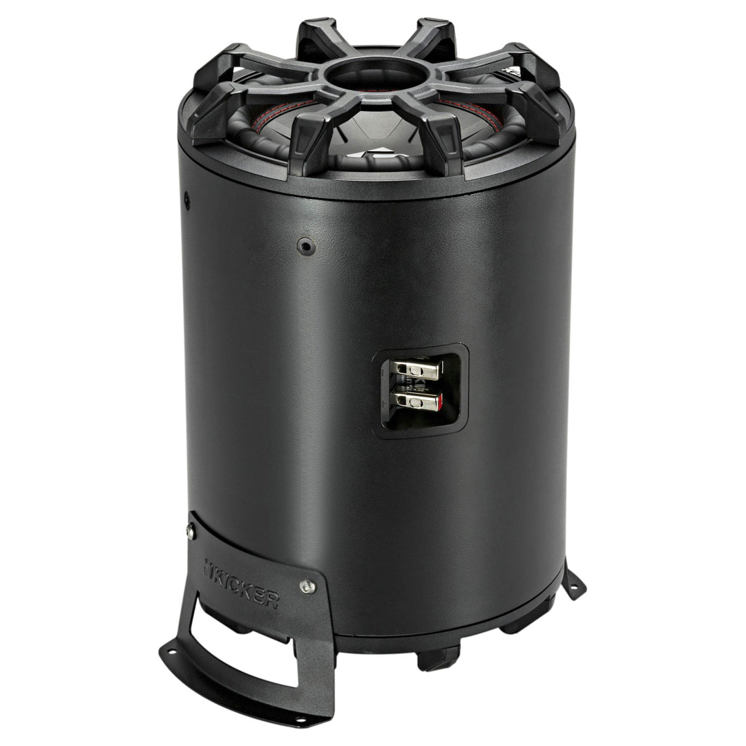 Kicker CWTB84, TB 8" Subwoofer and Passive Radiator in Weather-Proof Enclosure, 4-Ohm, 300W (46CWTB84)