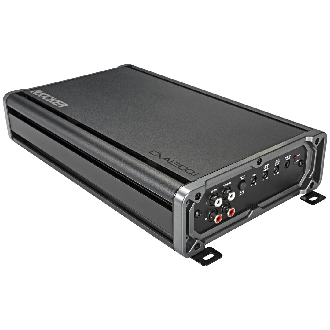 Kicker CXA12001, CX Series Mono Class D Subwoofer Amplifier - 1200 Watts (46CXA12001)