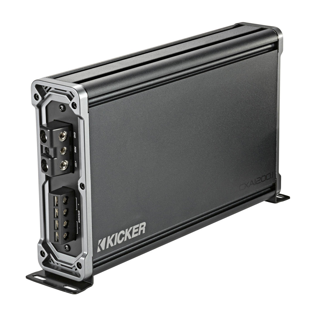 Kicker CXA12001, CX Series Mono Class D Subwoofer Amplifier - 1200 Watts (46CXA12001)