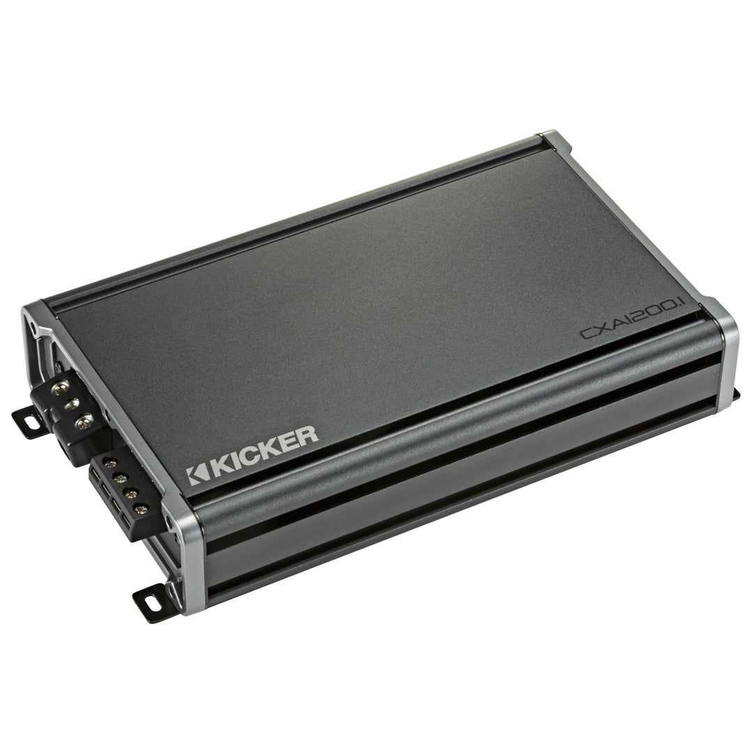 Kicker CXA12001, CX Series Mono Class D Subwoofer Amplifier - 1200 Watts (46CXA12001)
