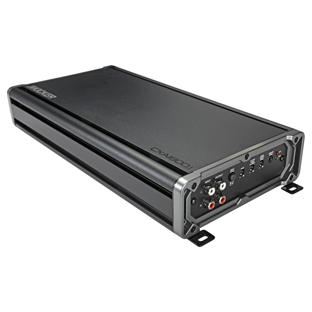Kicker CXA18001, CX Series Mono Class D Subwoofer Amplifier - 1800 Watts (46CXA18001)