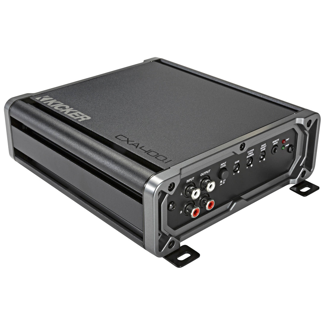 Kicker CXA4001, CX Series Mono Class D Subwoofer Amplifier - 400 Watts (46CXA4001)