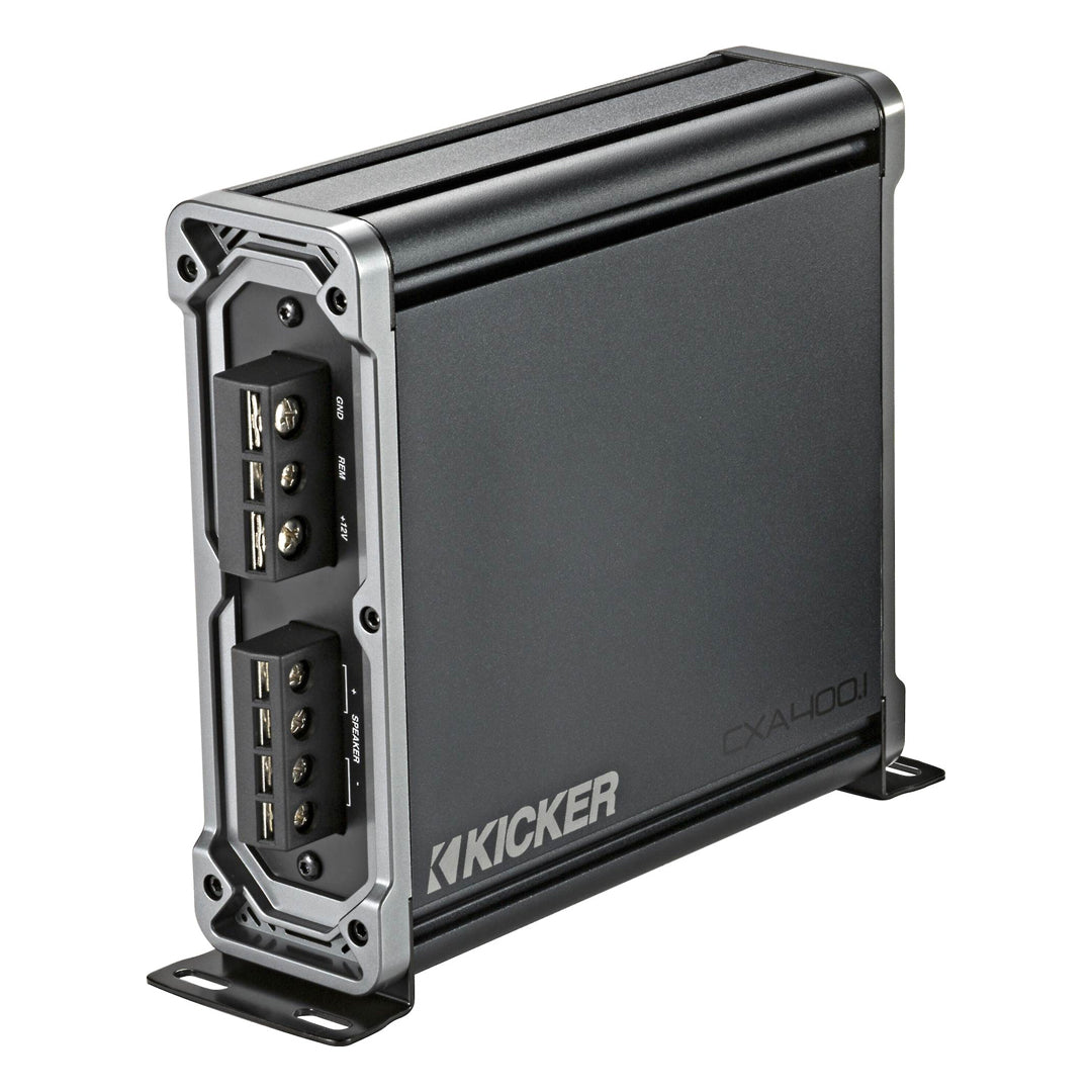 Kicker CXA4001, CX Series Mono Class D Subwoofer Amplifier - 400 Watts (46CXA4001)