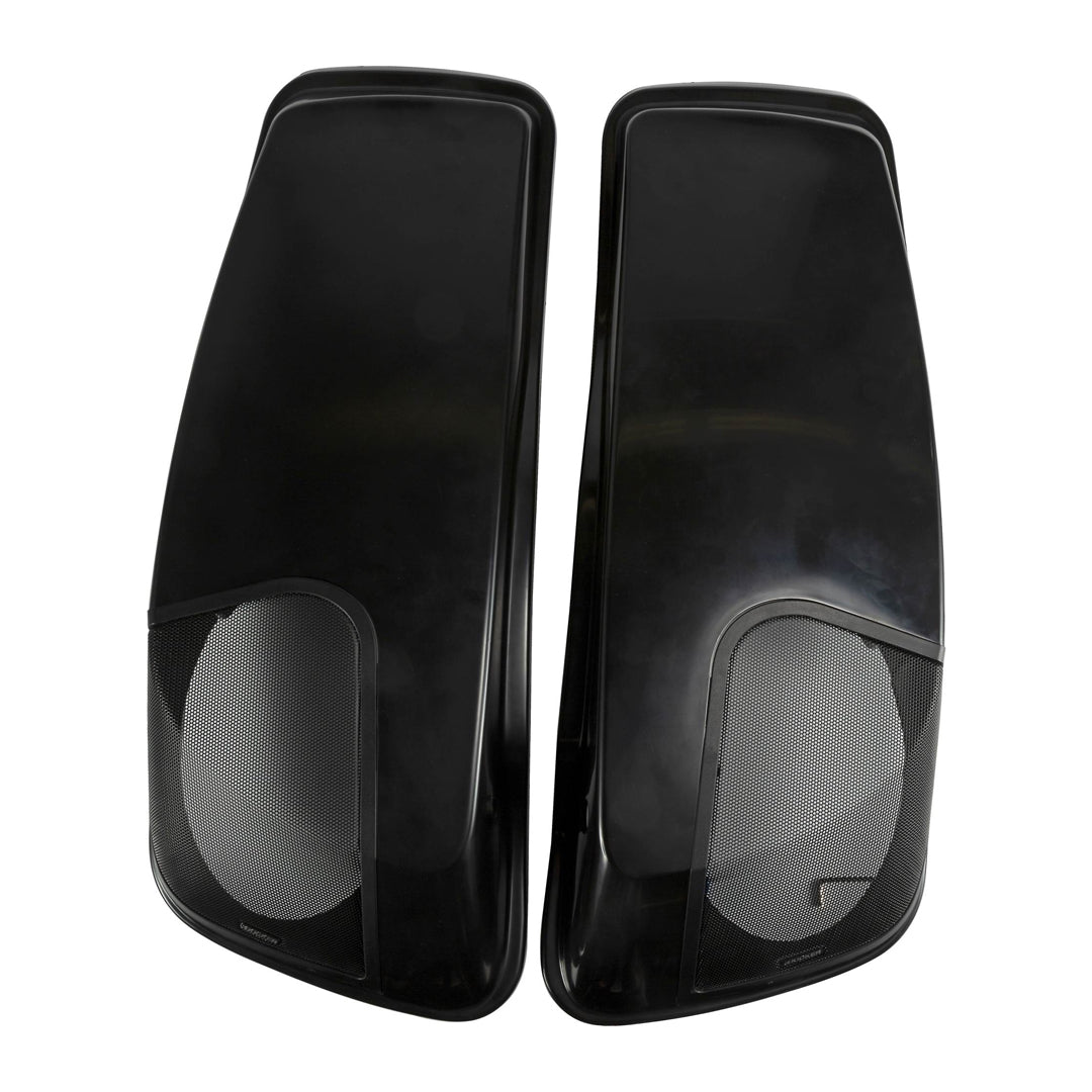 Kicker HDBL69, 2014-Newer Harley Davidson Left and Right Bag Lid kit w/ 6x9 Speakers and Harness (46HDBL69)