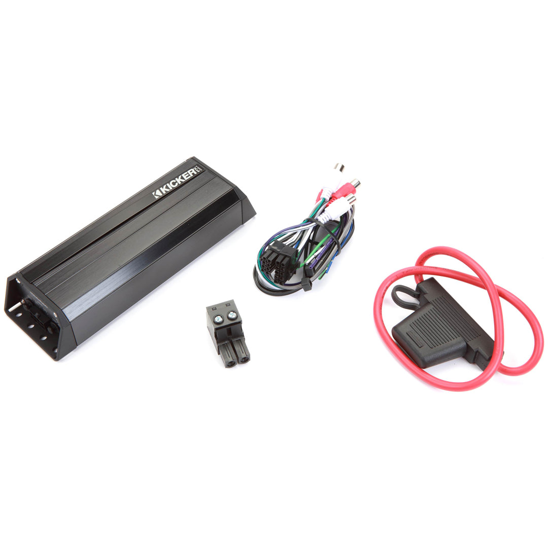 Kicker HDR154, Harley Davidson Audio Kit for Road Glide with Grilles - 2015 and Newer 6.5" Front Speaker (46HDR154)