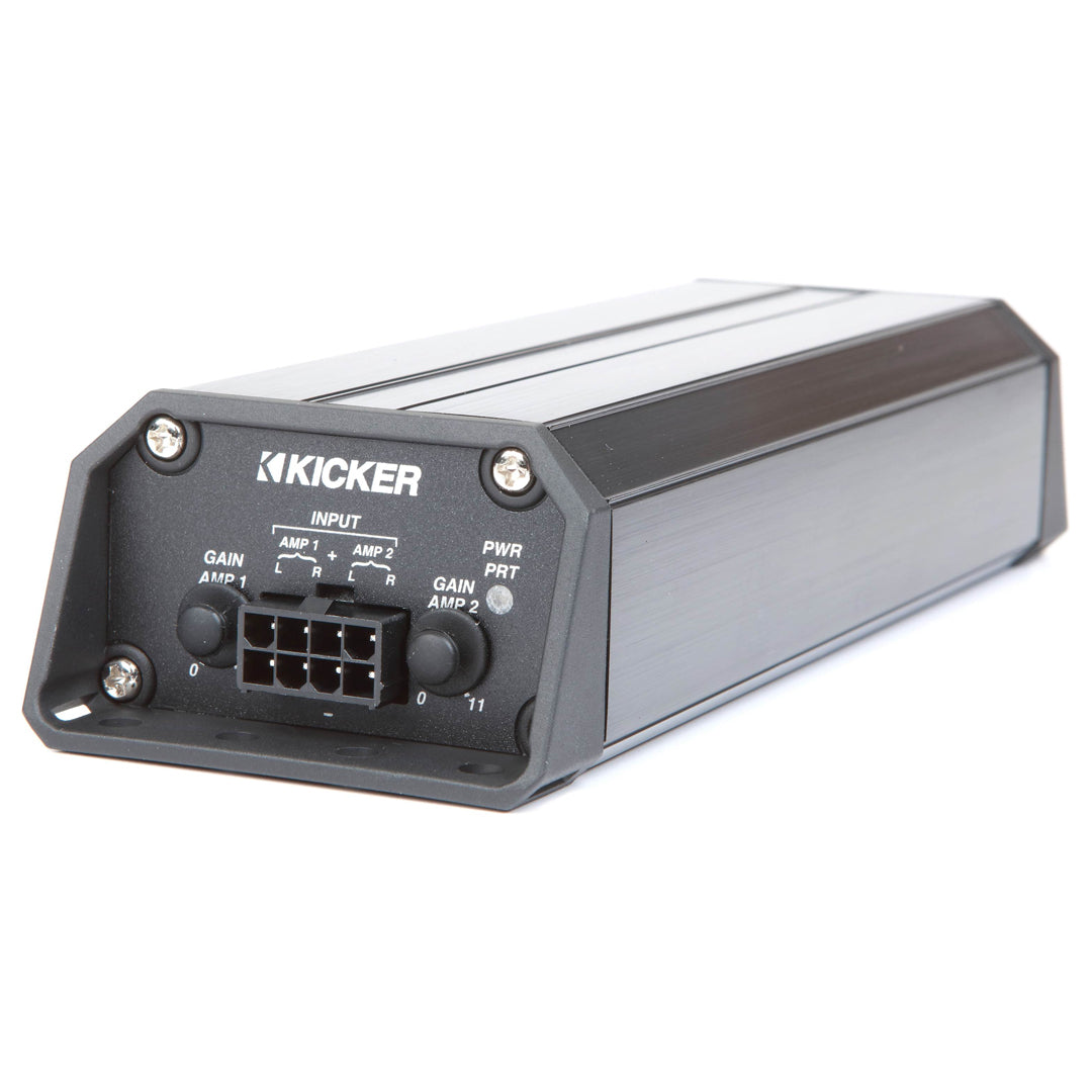 Kicker HDR154, Harley Davidson Audio Kit for Road Glide with Grilles - 2015 and Newer 6.5" Front Speaker (46HDR154)