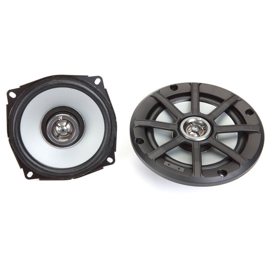 Kicker HDR154, Harley Davidson Audio Kit for Road Glide with Grilles - 2015 and Newer 6.5" Front Speaker (46HDR154)