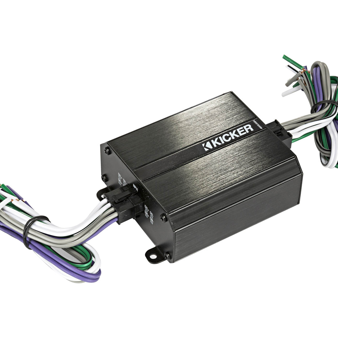 Kicker KISLOAD4, K-Series Interface for Smart Radios 25ohm Load/ 4ch 20v Inputs (46KISLOAD4)