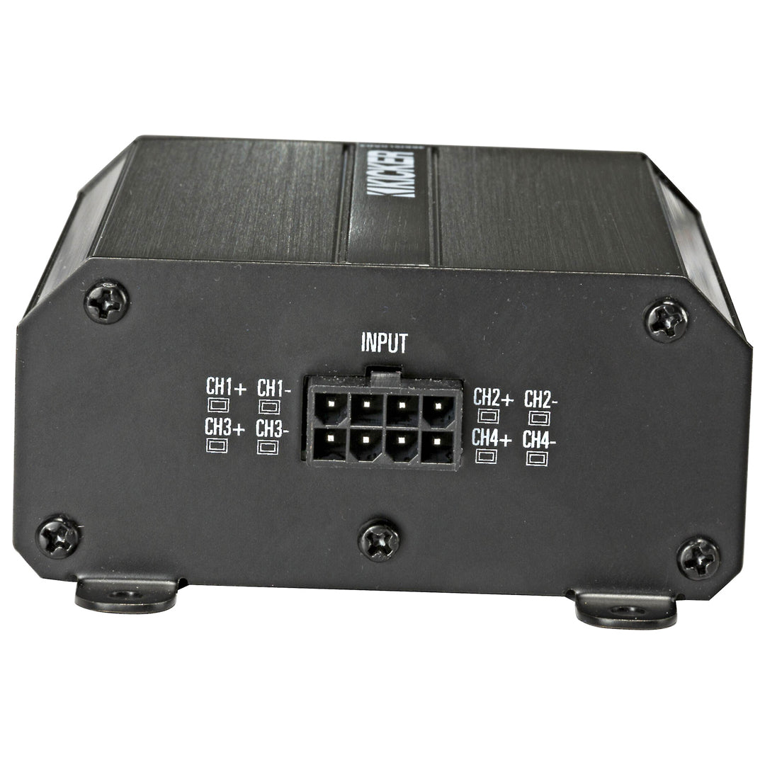 Kicker KISLOAD4, K-Series Interface for Smart Radios 25ohm Load/ 4ch 20v Inputs (46KISLOAD4)